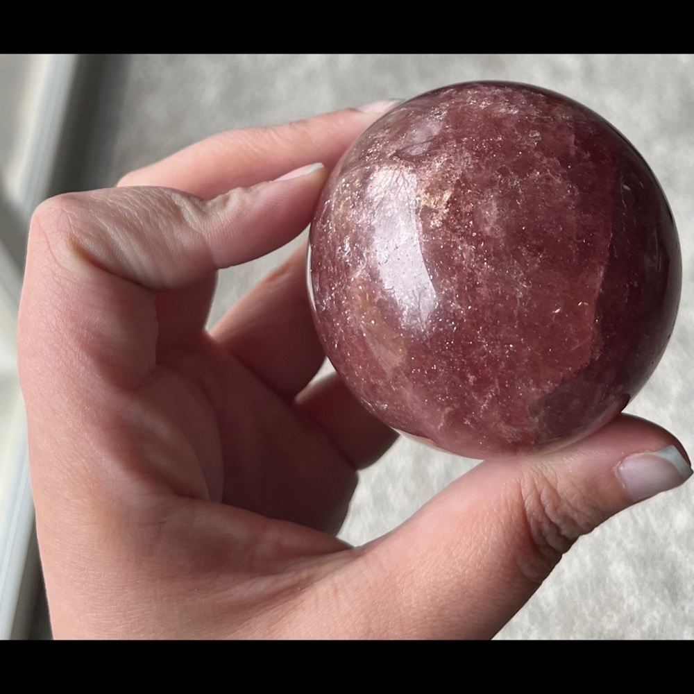 Tanzberry Quartz Sphere - Picture 5 of 16